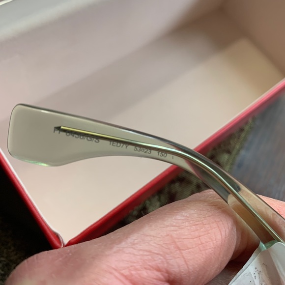 SOLD⛔️Authentic FENDI 53mm Square Acetate logo sunglasses - Picture 8 of 14